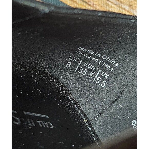 Call It Spring Womens 8 Black Faux Suede Pumps Heels - Picture 8 of 11